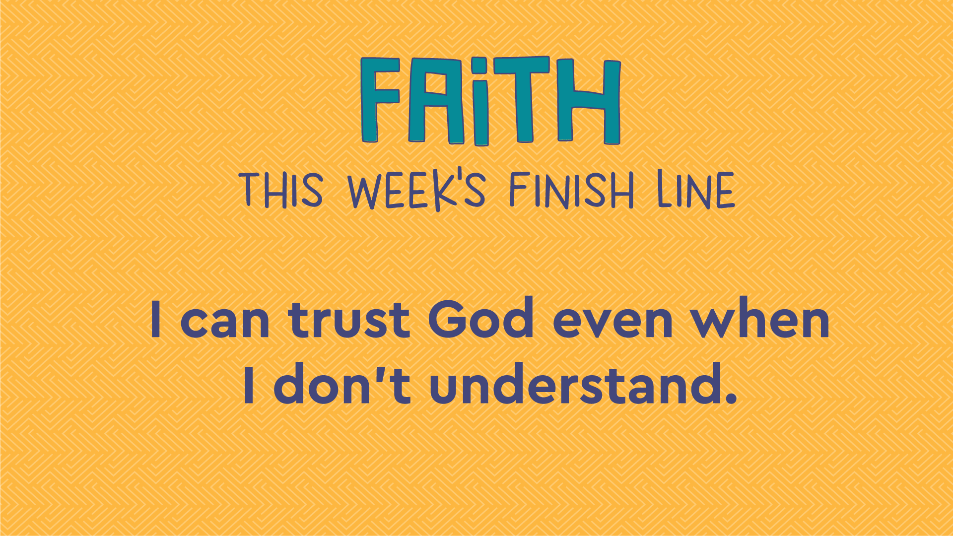 Faith week 2 finish line watermark fort worth